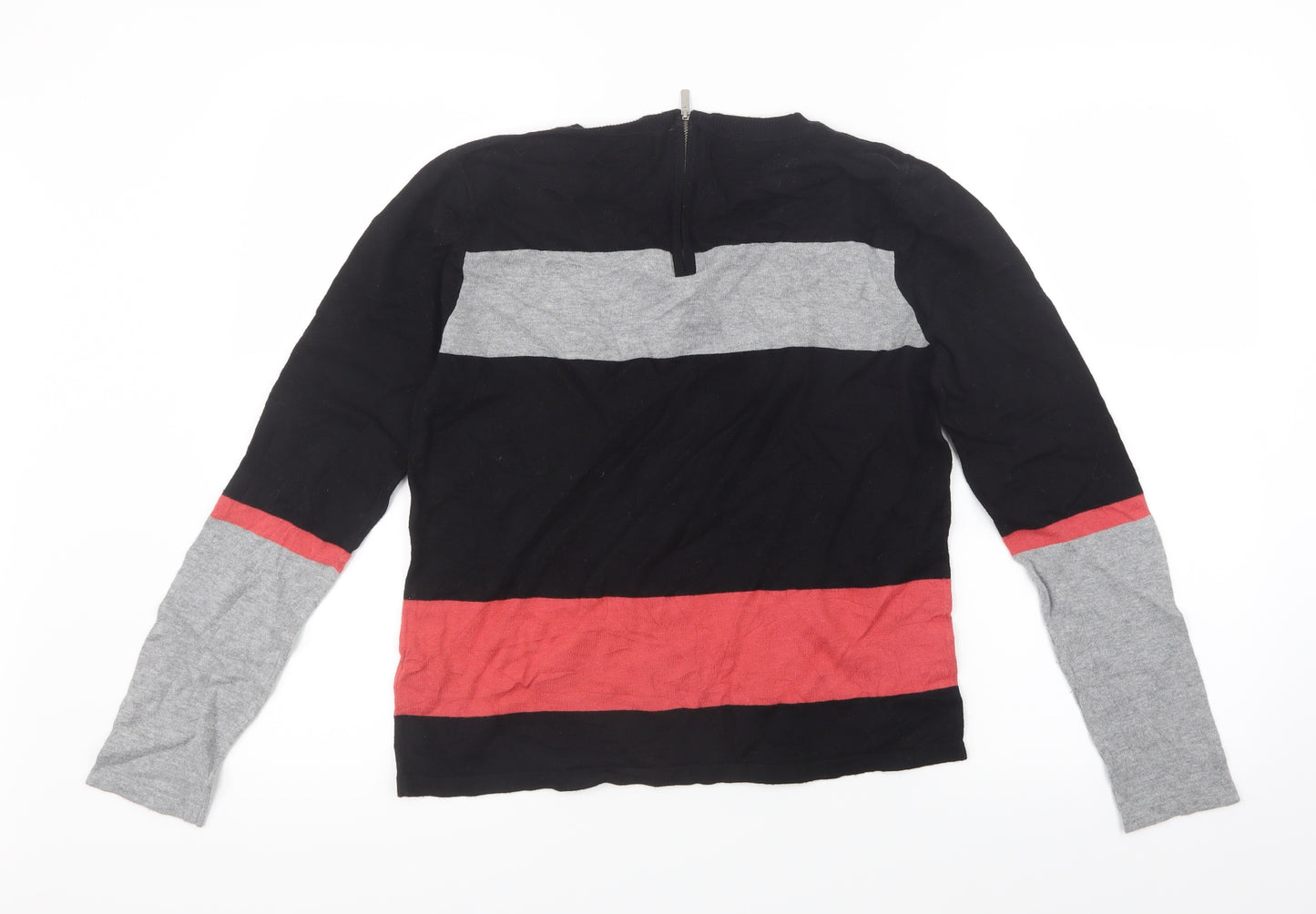 NEXT Womens Black  Knit Pullover Jumper Size 10