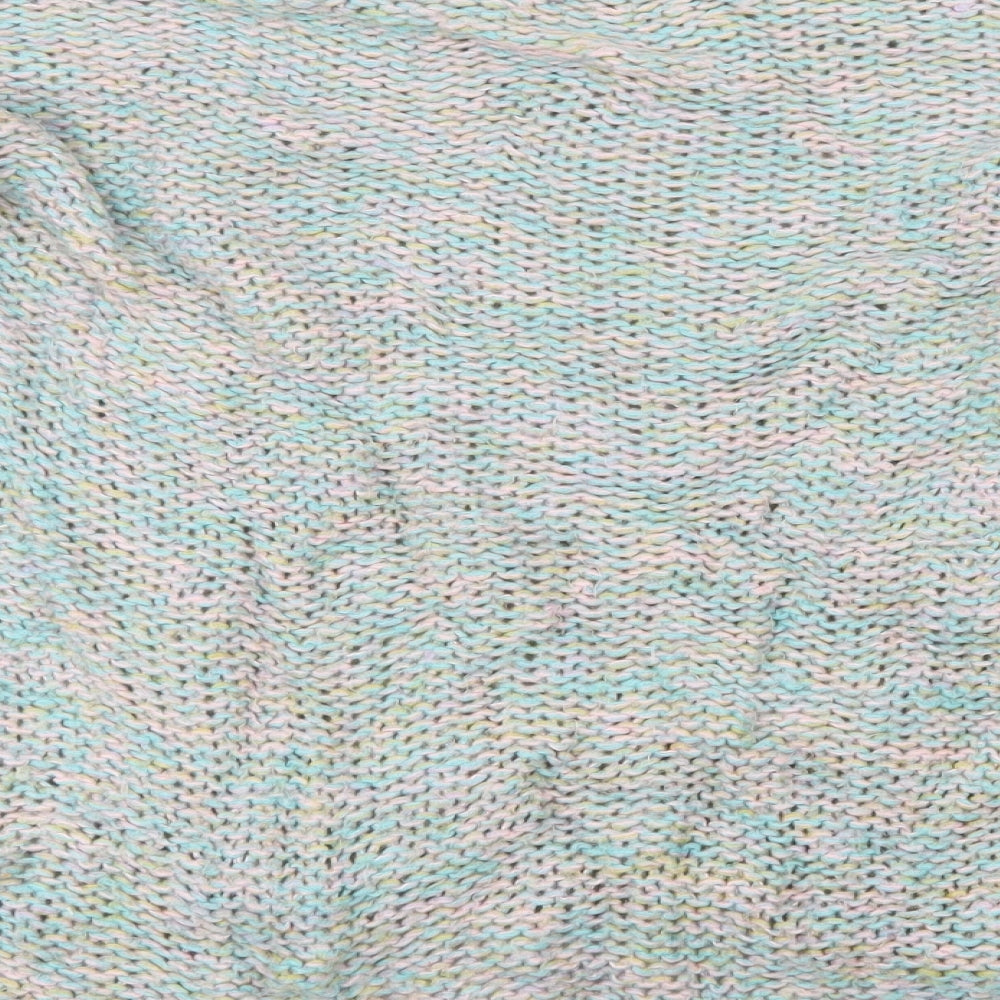 Topshop Womens Blue  Knit Pullover Jumper Size 8