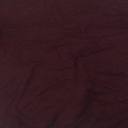 Easy Mens Purple  Knit Pullover Jumper Size S