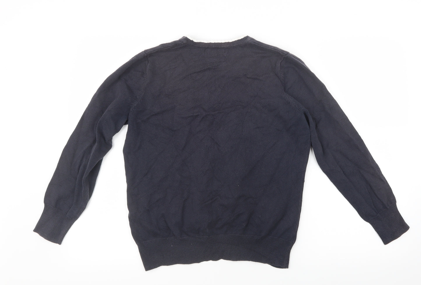 Debenhams Womens Blue  Knit Cardigan Jumper Size 14