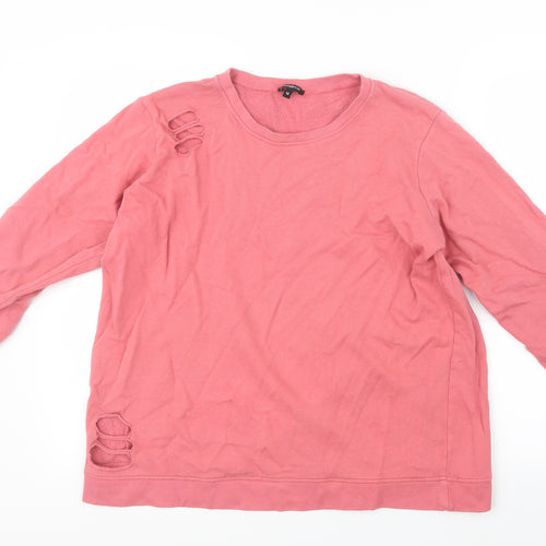 Pep&Co Womens Pink   Pullover Jumper Size 14