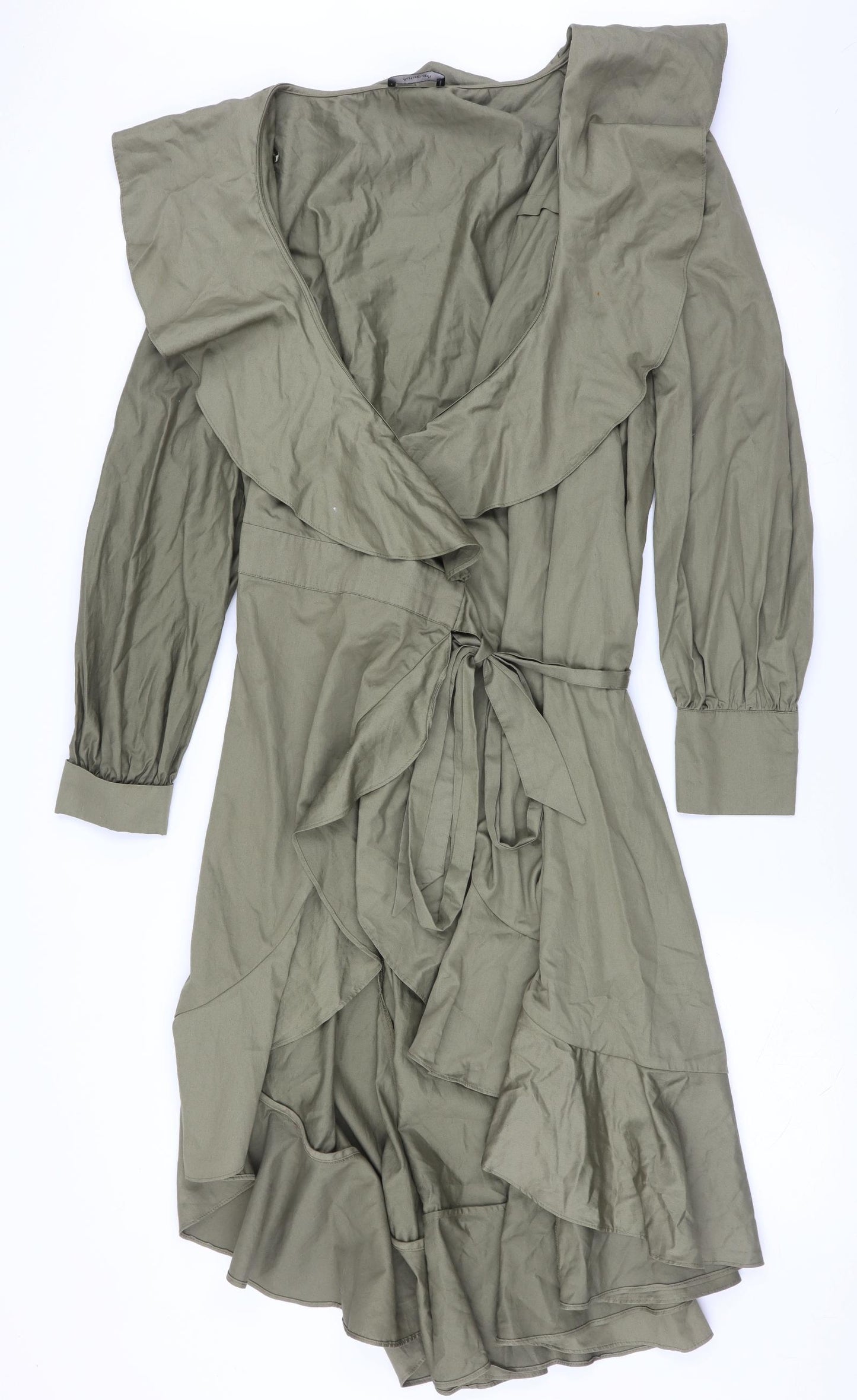 Marks and Spencer Womens Green   Overcoat Jacket Size 22