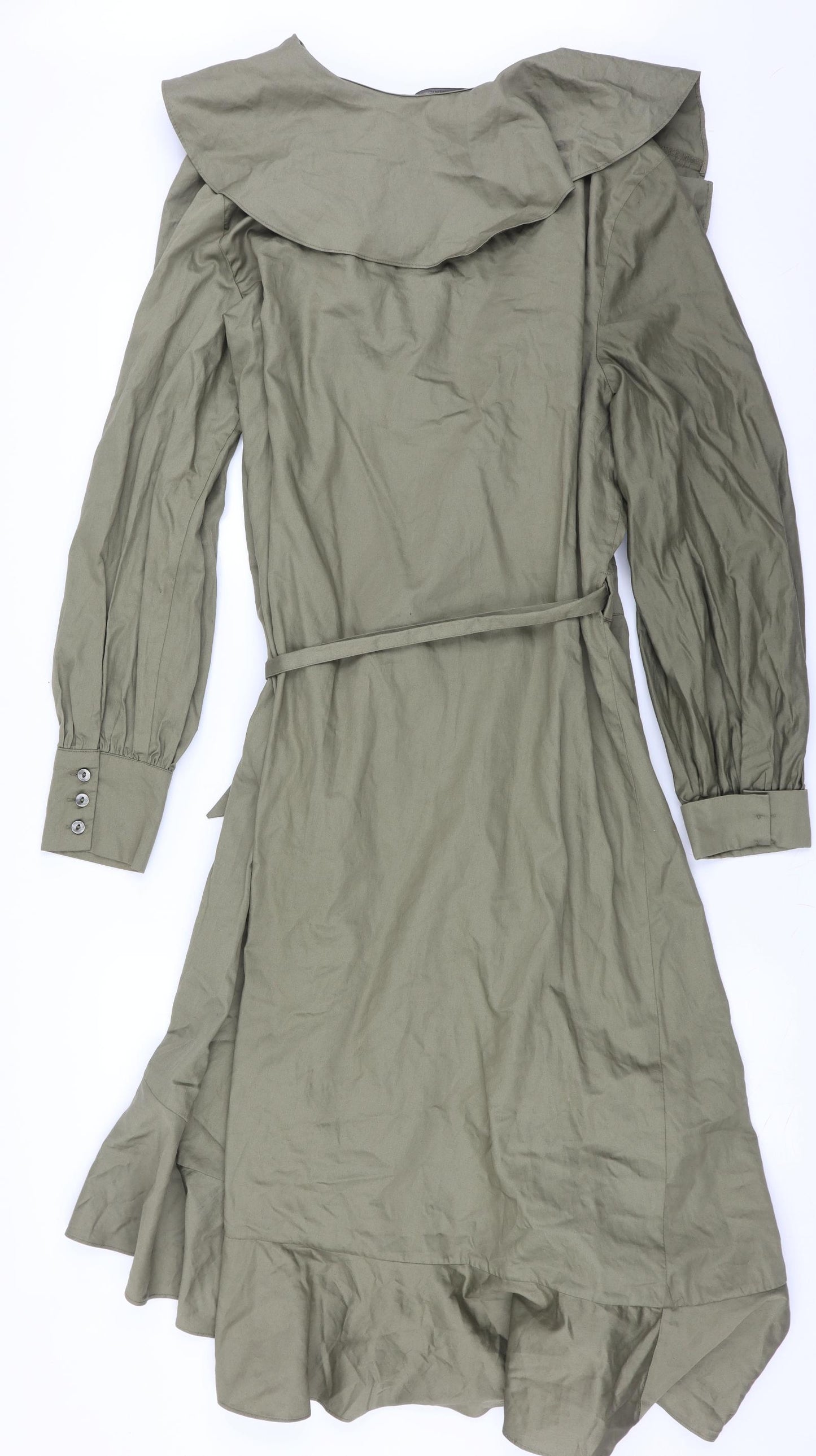 Marks and Spencer Womens Green   Overcoat Jacket Size 22