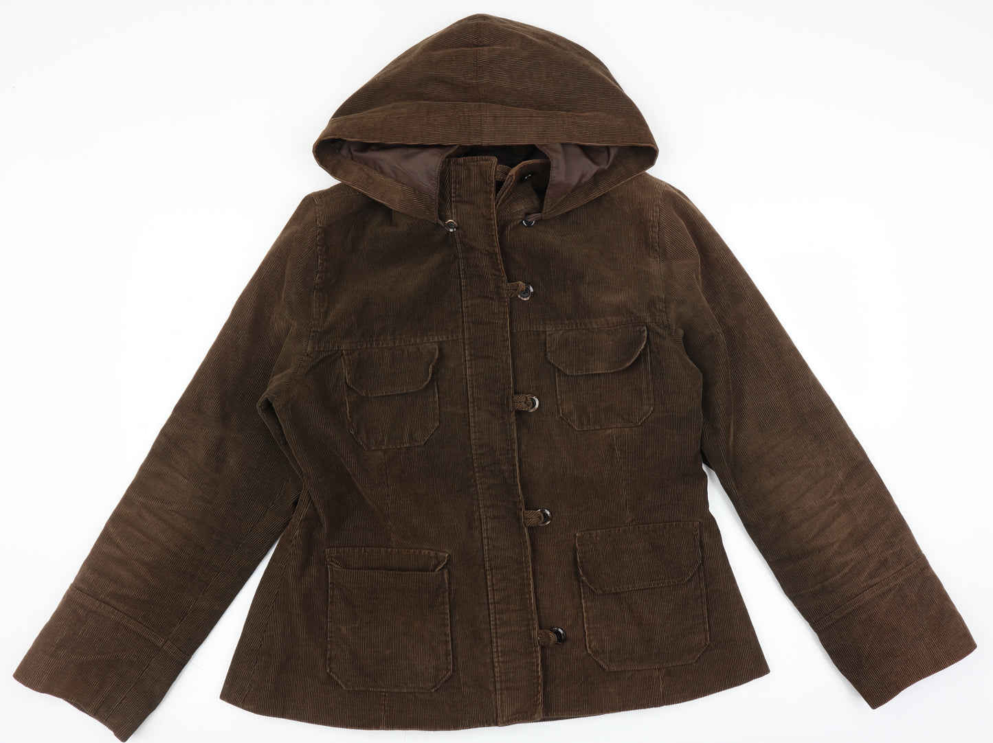 Preworn Womens Brown  Corduroy Jacket