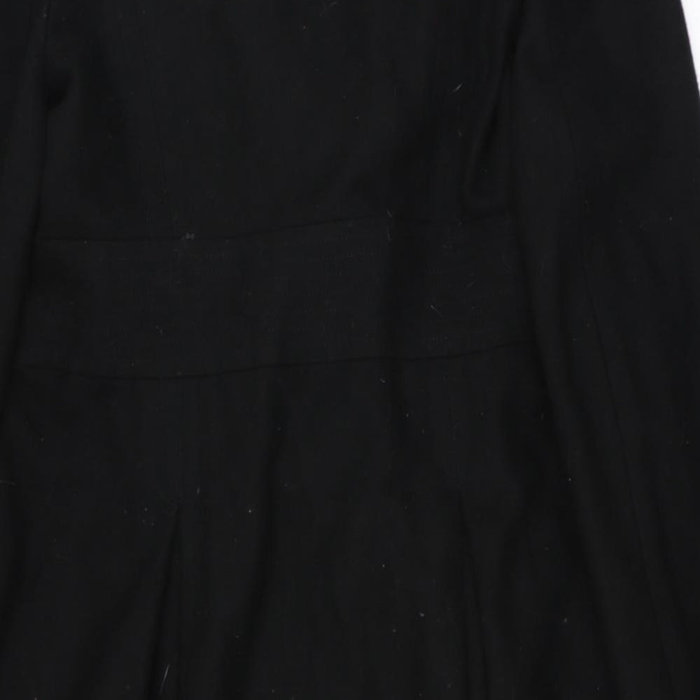 Monsoon Womens Black   Pea Coat Coat Size 14