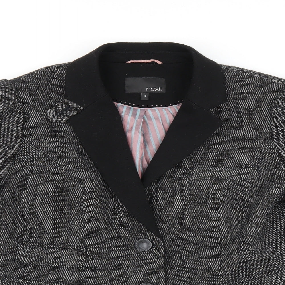 NEXT Womens Black   Jacket Suit Jacket Size 10