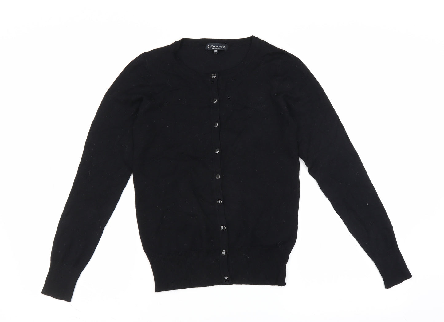 F&F Womens Black   Cardigan Jumper Size 6