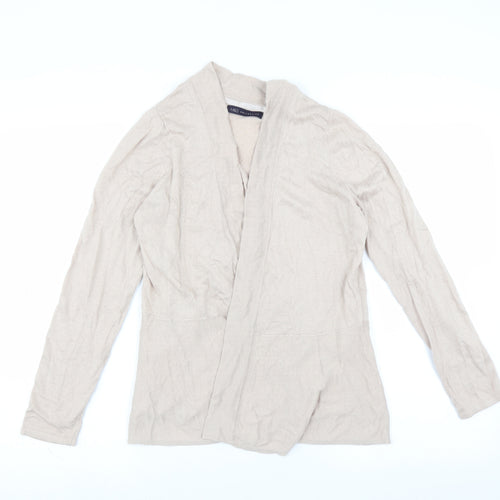Marks and Spencer Womens Beige   Cardigan Jumper Size 14
