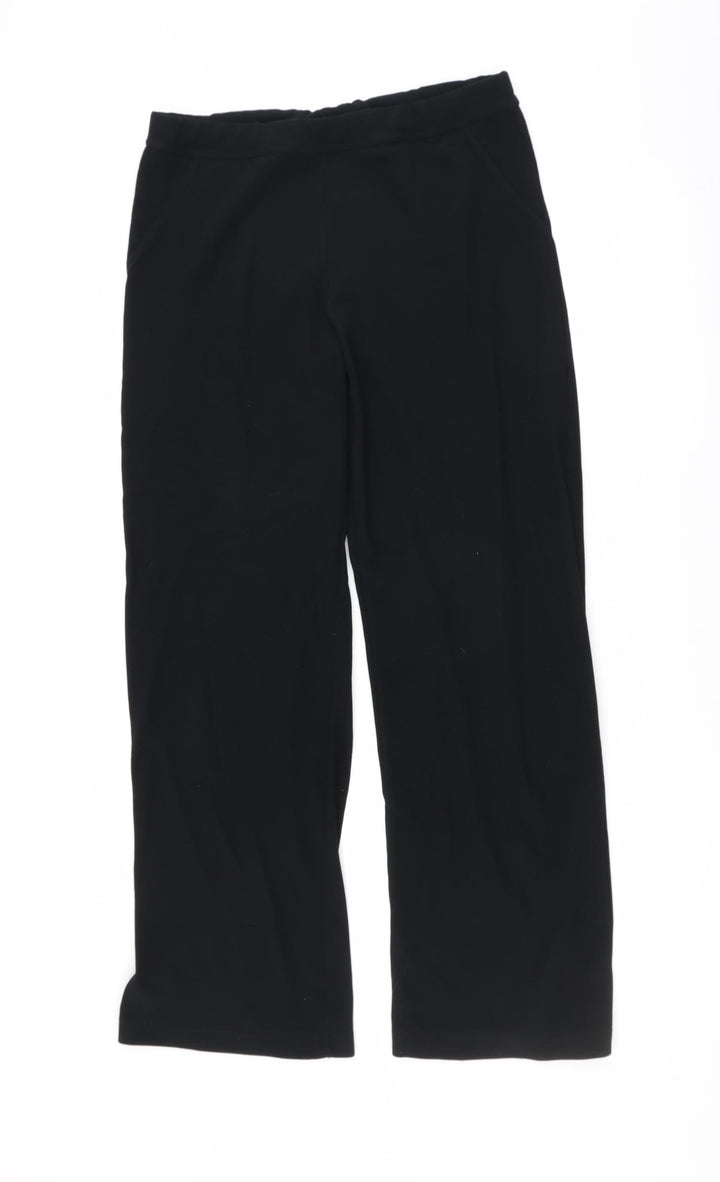 Dunnes Stores Womens Black Trousers Size 18 L30 in