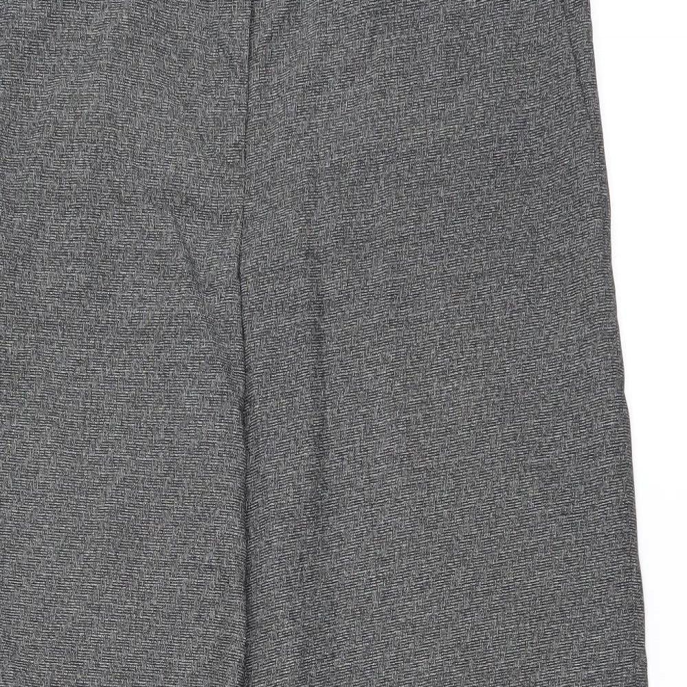 NEXT Womens Grey   Trousers  Size 16 L29 in - Wide leg