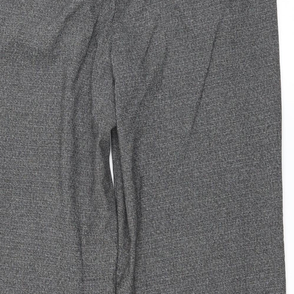 NEXT Womens Grey   Trousers  Size 16 L29 in - Wide leg