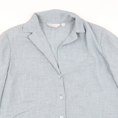 Luis Civit Womens Blue   Basic Blouse Size 18