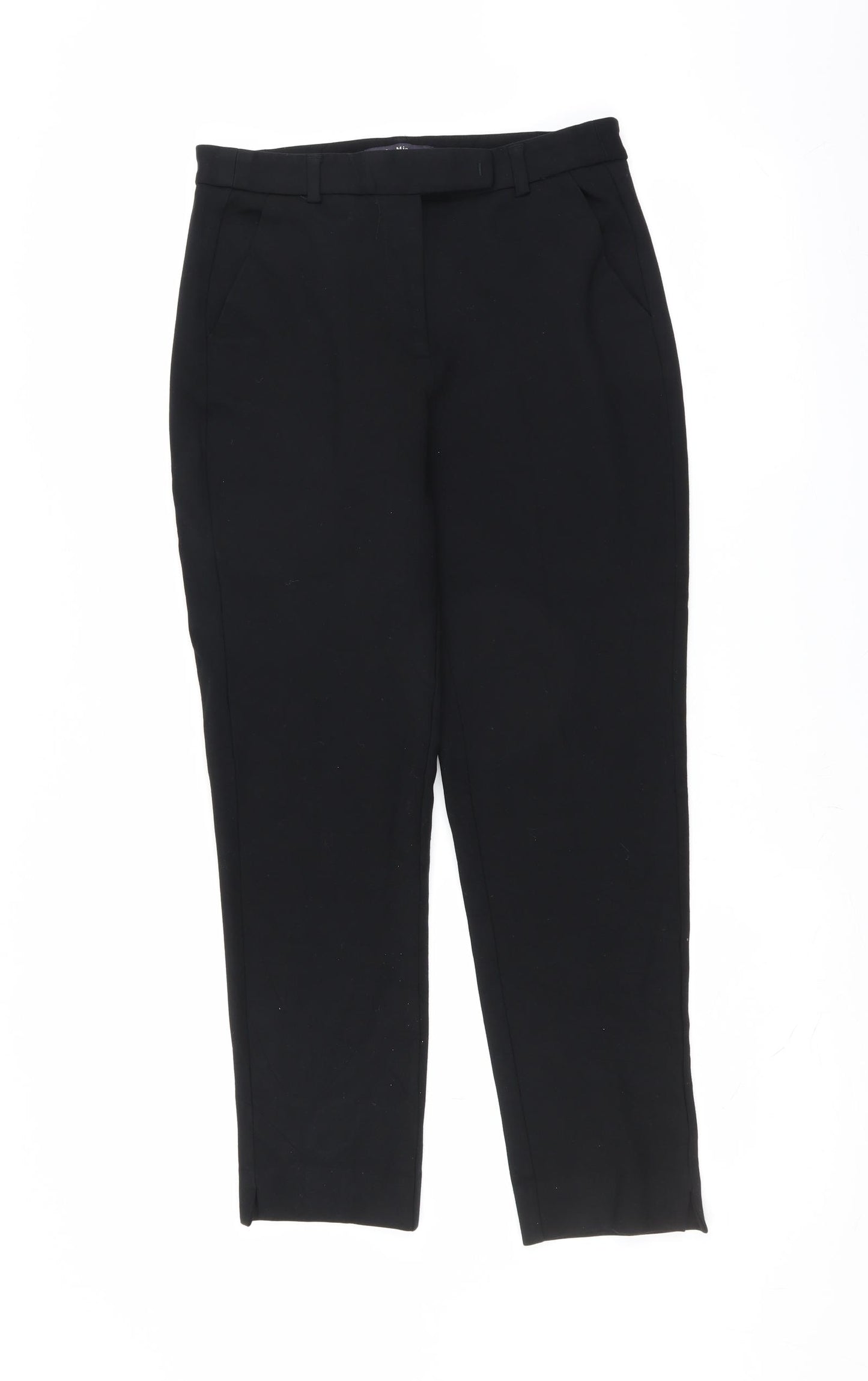 Marks and Spencer Womens Black   Trousers  Size 10 L25 in