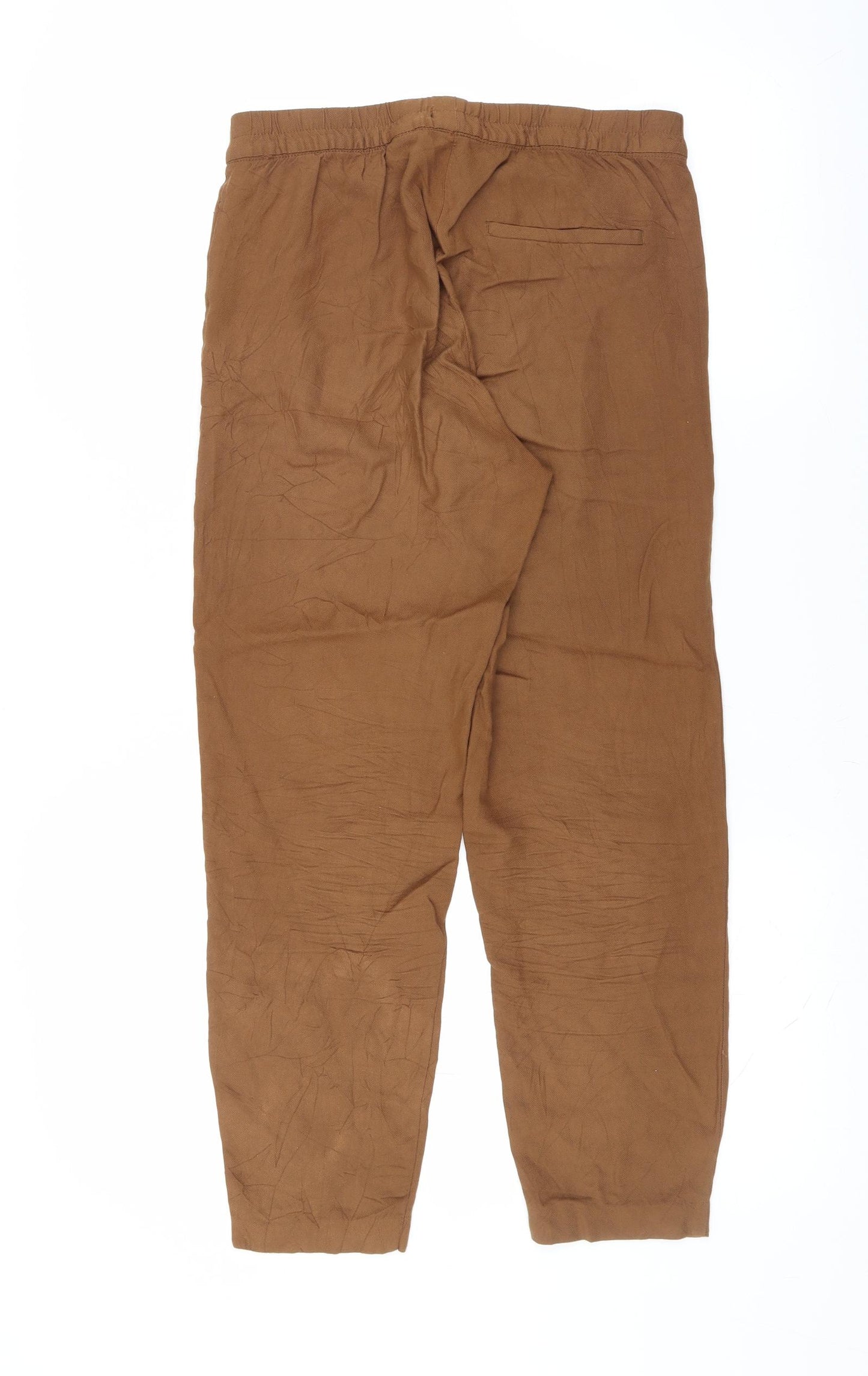 H&M Womens Brown   Trousers  Size 10 L24 in