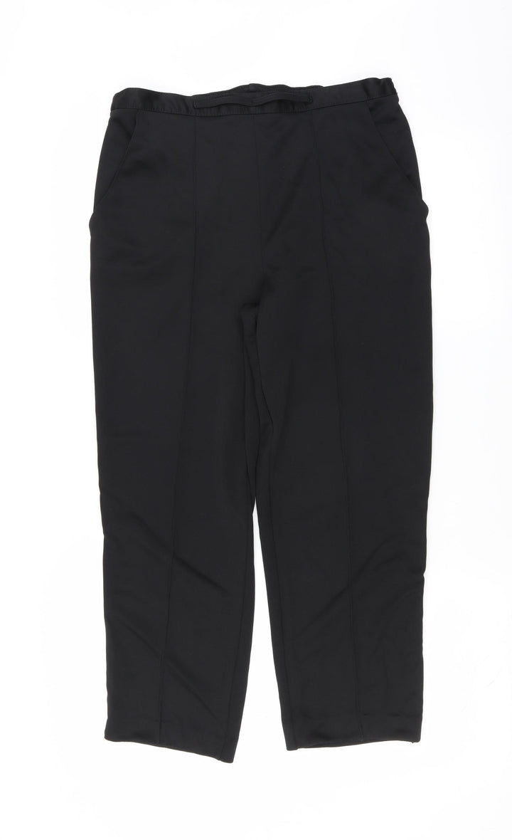 Bonmarché Womens Black   Trousers  Size 12 L26 in - jogger style