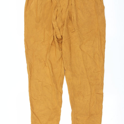 Primark Womens Yellow   Trousers  Size 16 L28 in