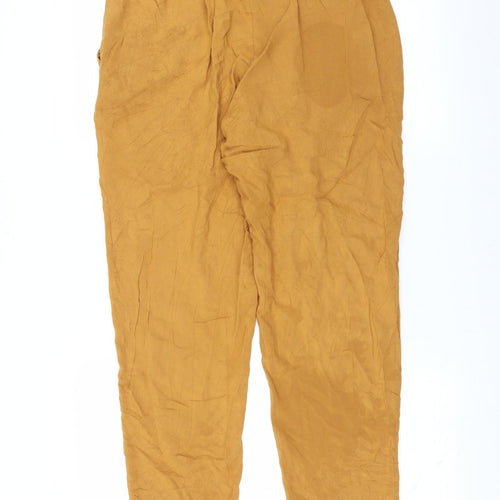 Primark Womens Yellow   Trousers  Size 16 L28 in