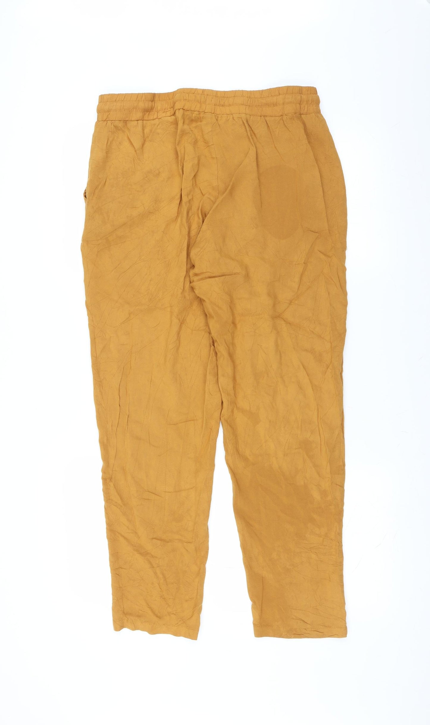 Primark Womens Yellow   Trousers  Size 16 L28 in