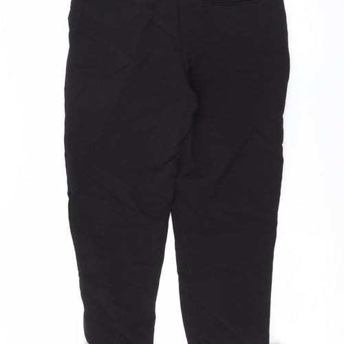 Sainsburys Womens Black   Trousers  Size 10 L24 in - ruffle leg detail