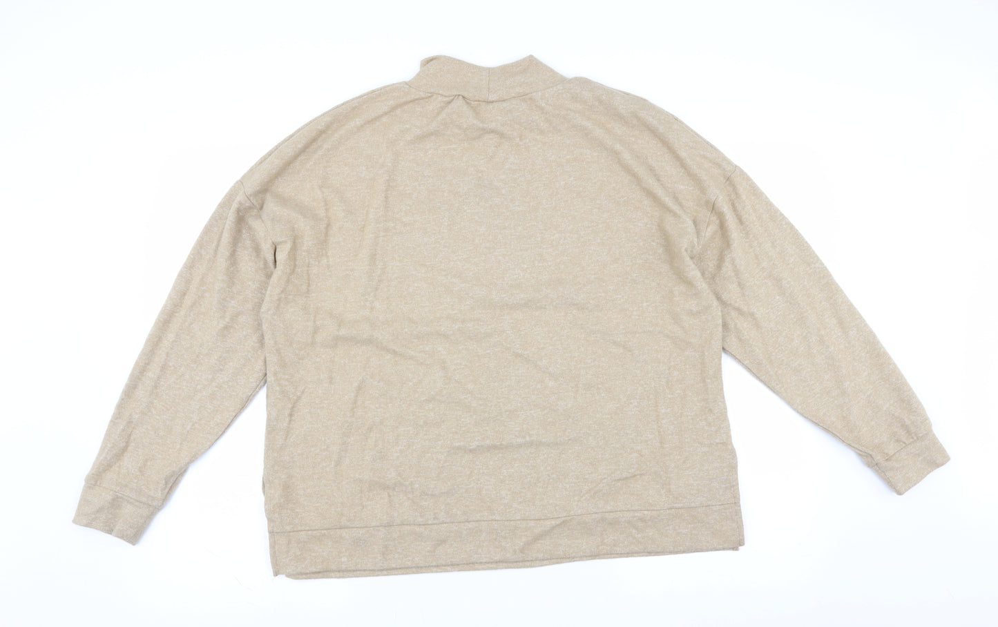 Marks and Spencer Womens Beige   Pullover Jumper Size 12