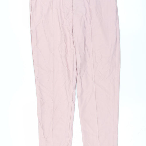 PRETTYLITTLETHING Womens Pink   Trousers  Size 6 L28 in