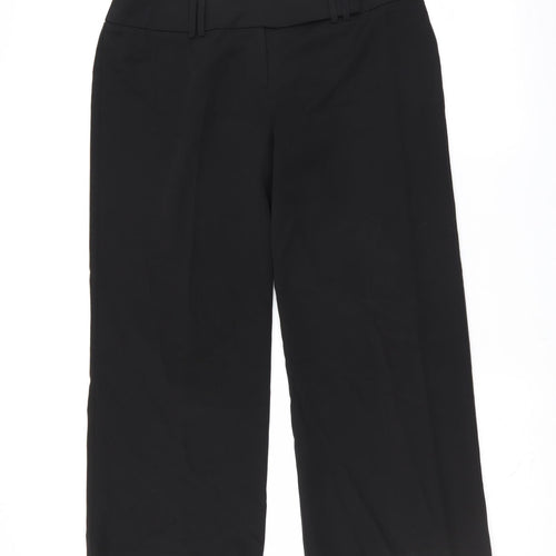 South Womens Black   Trousers  Size 16 L26 in