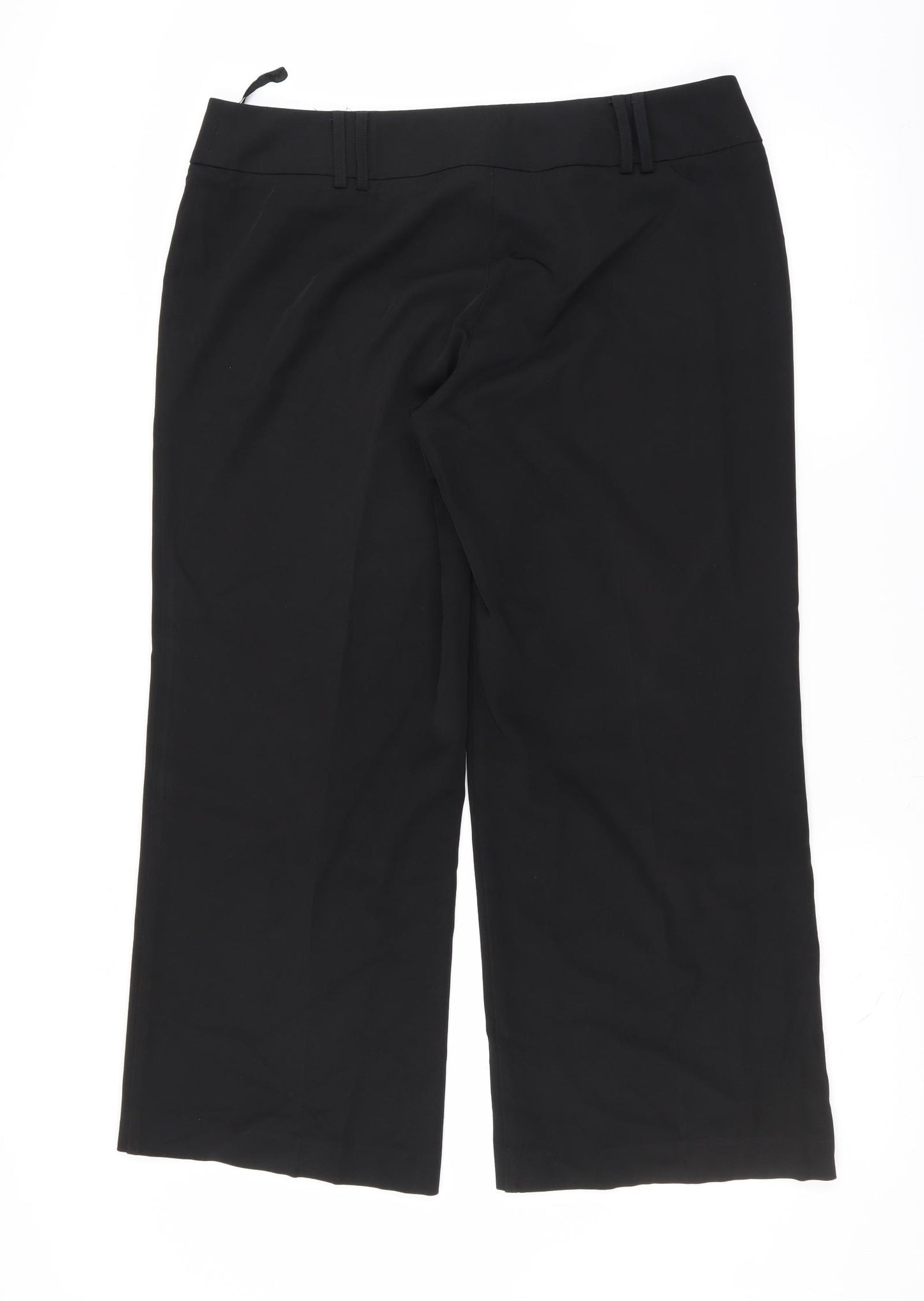 South Womens Black   Trousers  Size 16 L26 in