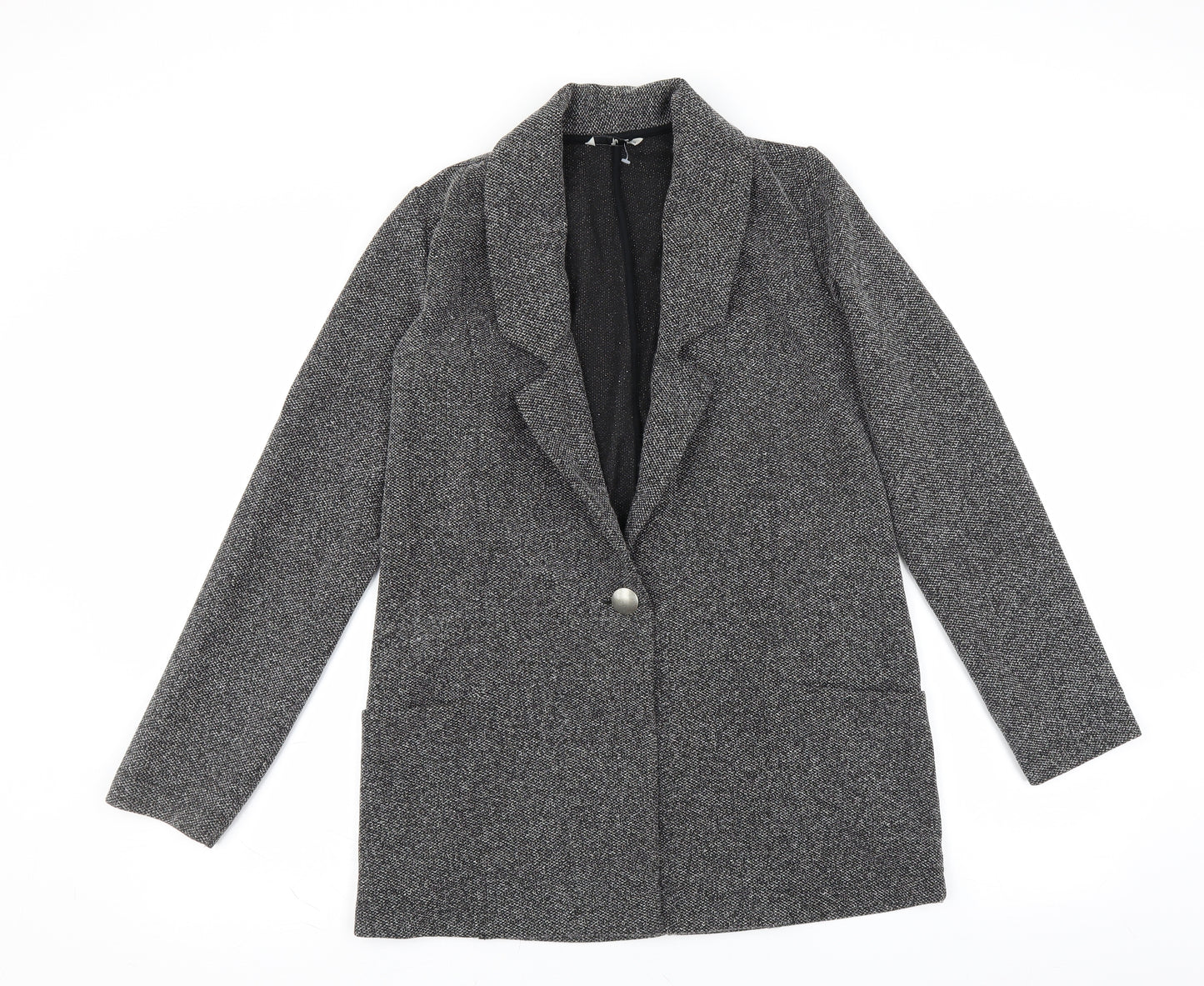 Sainsburys Womens Black   Jacket Blazer Size 10