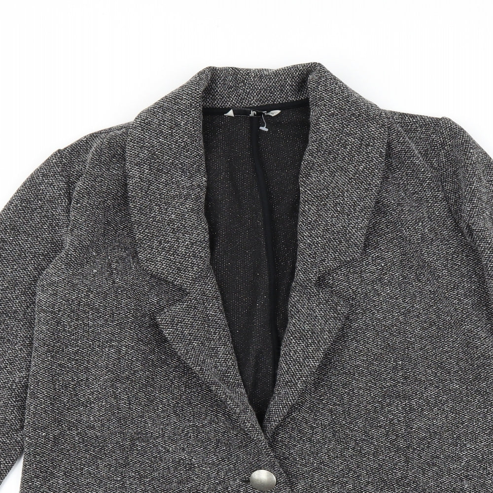 Sainsburys Womens Black   Jacket Blazer Size 10
