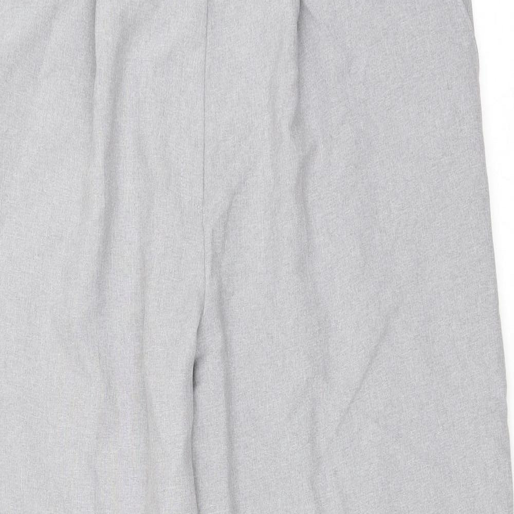 Slimma Womens Grey   Trousers  Size 14 L27 in
