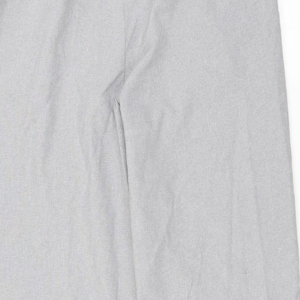 Slimma Womens Grey   Trousers  Size 14 L27 in