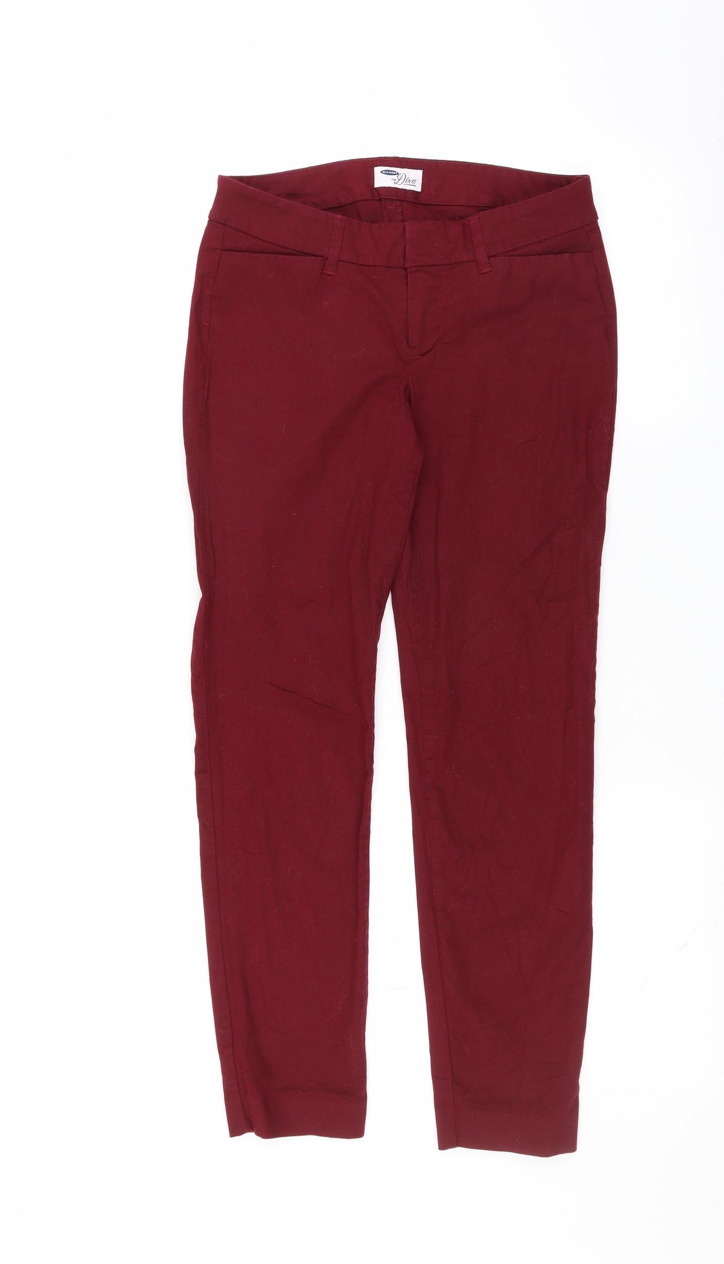 Old Navy Womens Red   Trousers  Size XS L26 in