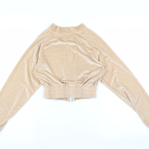 Preworn Womens Beige   Full Zip Jumper Size S  - cropped