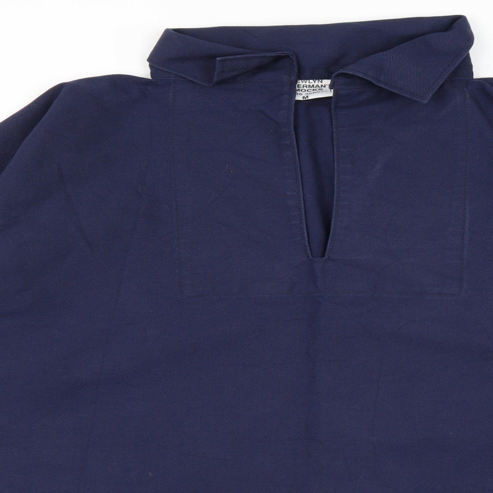 newlyn fishermans smock Mens Blue    Button-Up Size M  - smock