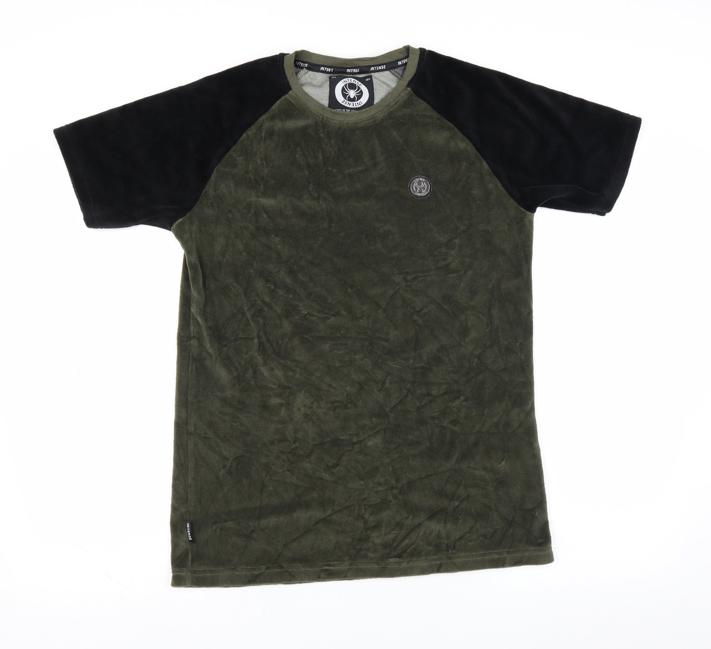 intense Mens Green    T-Shirt Size S