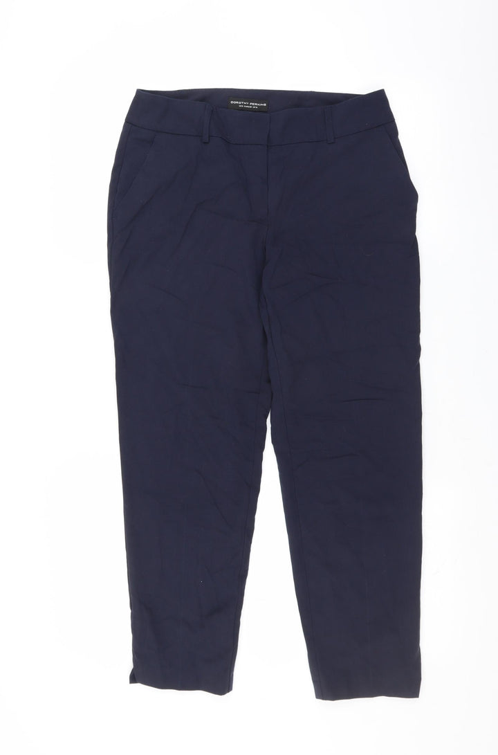 Dorothy Perkins Womens Blue Trousers Size 10 L27 in