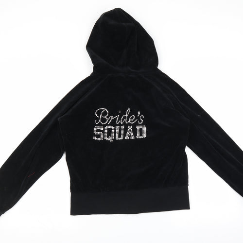 Tone Sport Womens Black   Full Zip Hoodie Size L  - Bride Squad