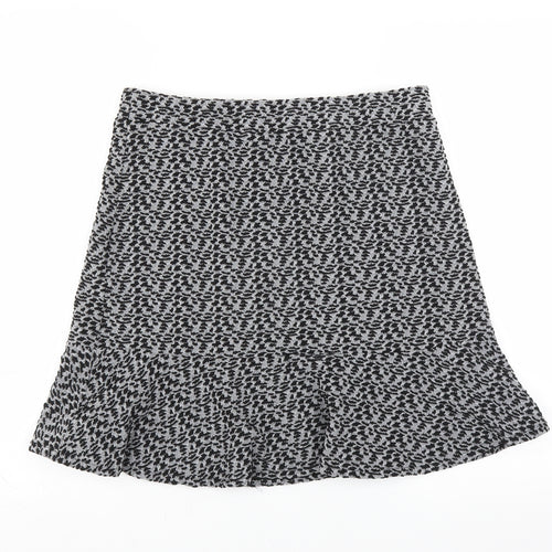Sainsburys Womens Grey   A-Line Skirt Size 14