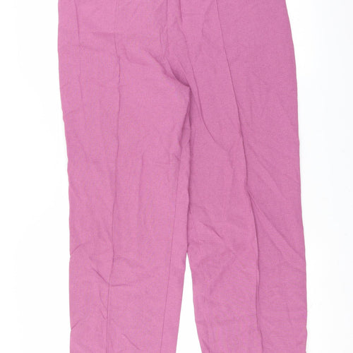 Marks and Spencer Womens Pink   Trousers  Size 14 L29 in
