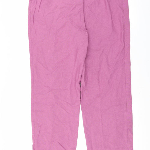 Marks and Spencer Womens Pink   Trousers  Size 14 L29 in