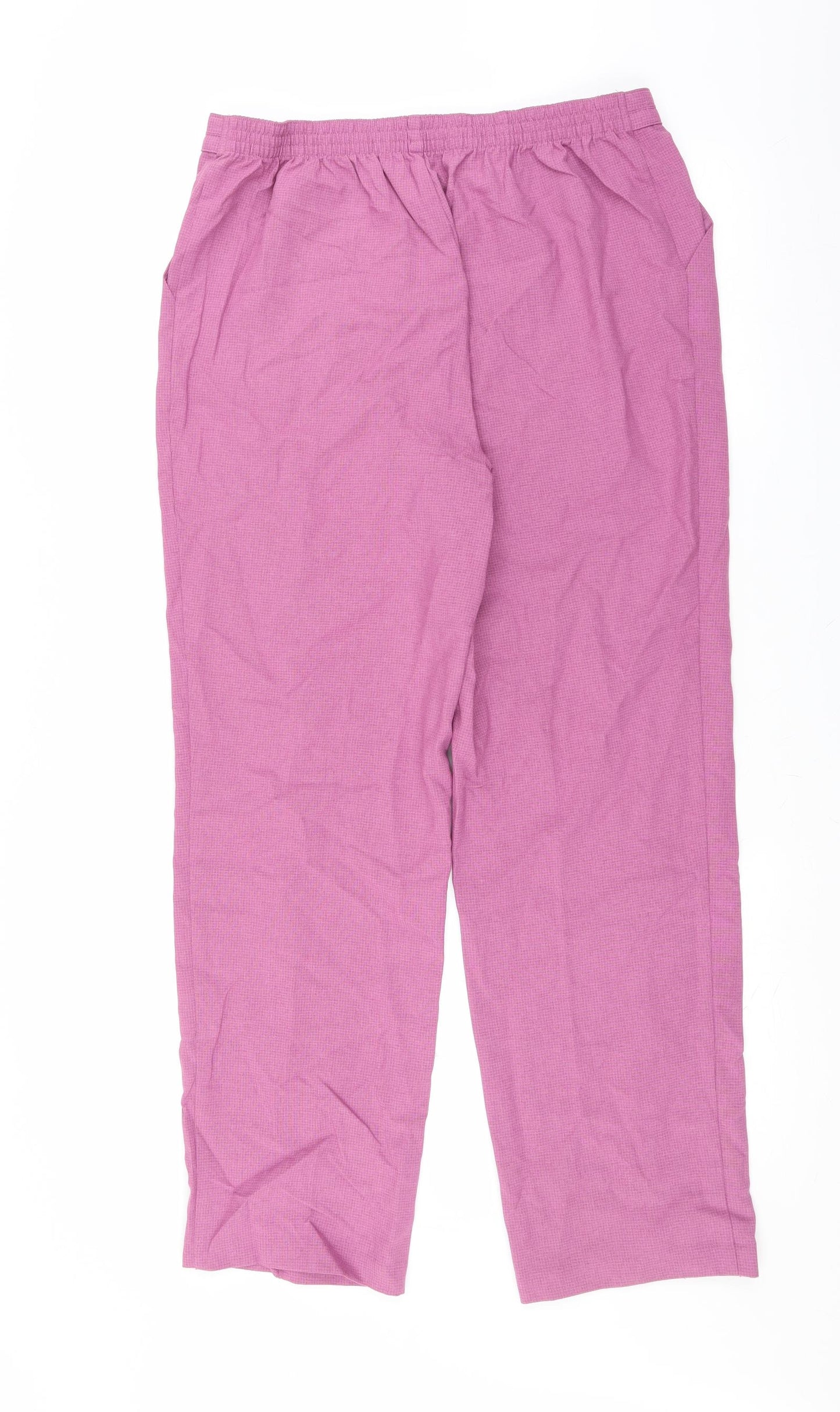Marks and Spencer Womens Pink   Trousers  Size 14 L29 in