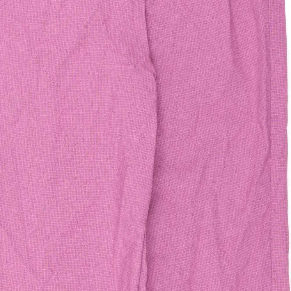 Marks and Spencer Womens Pink   Trousers  Size 14 L29 in