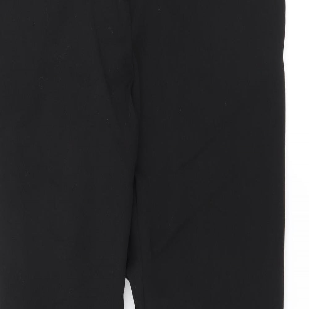 Sainsburys Womens Black   Trousers  Size 10 L30 in
