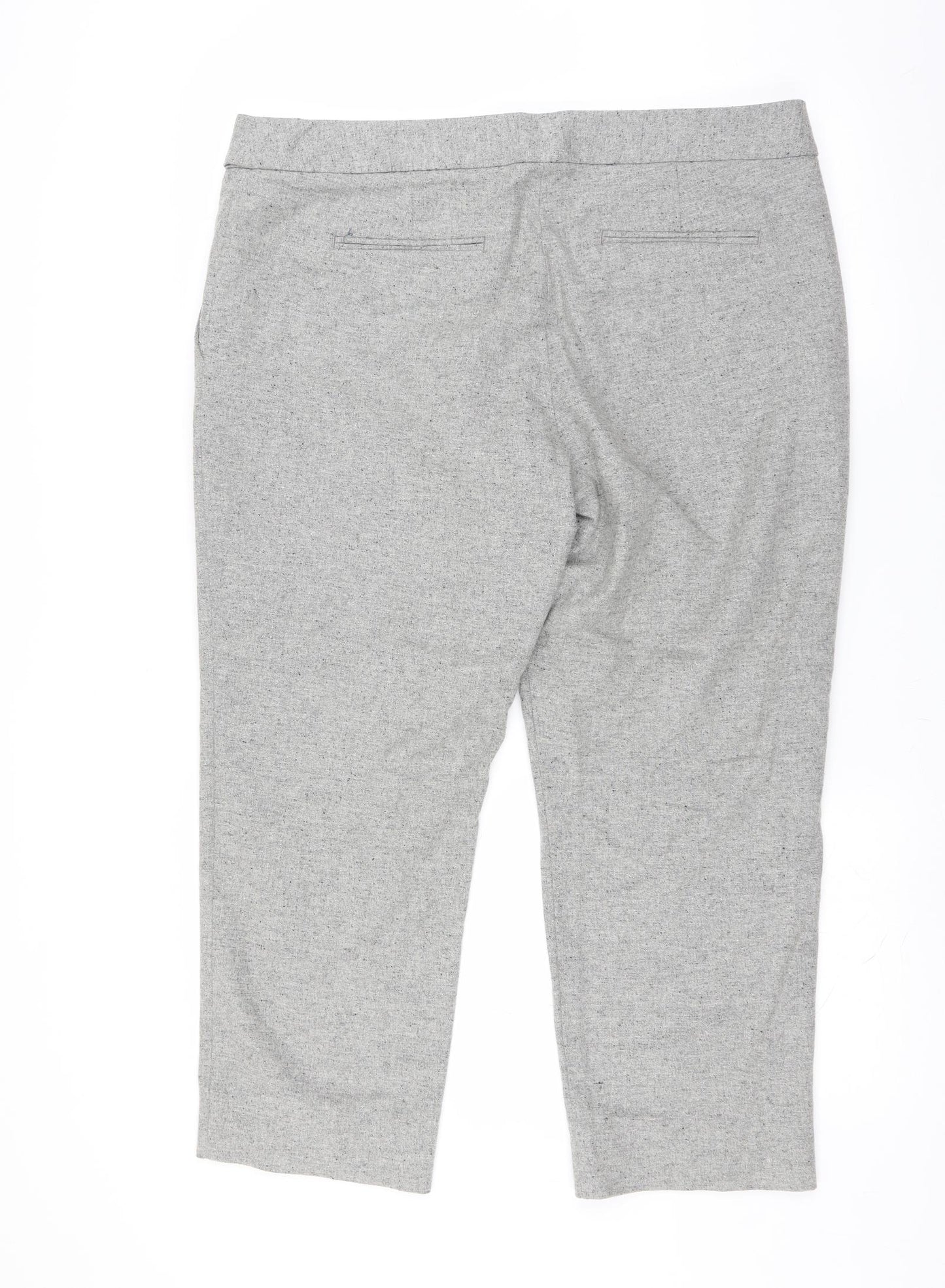 Marks and Spencer Womens Grey   Trousers  Size 18 L25 in