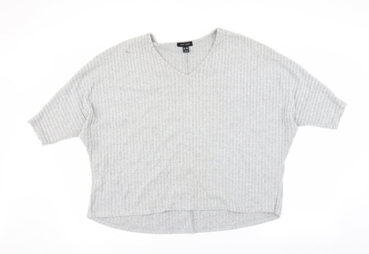 New Look Womens Grey   Pullover Jumper Size S