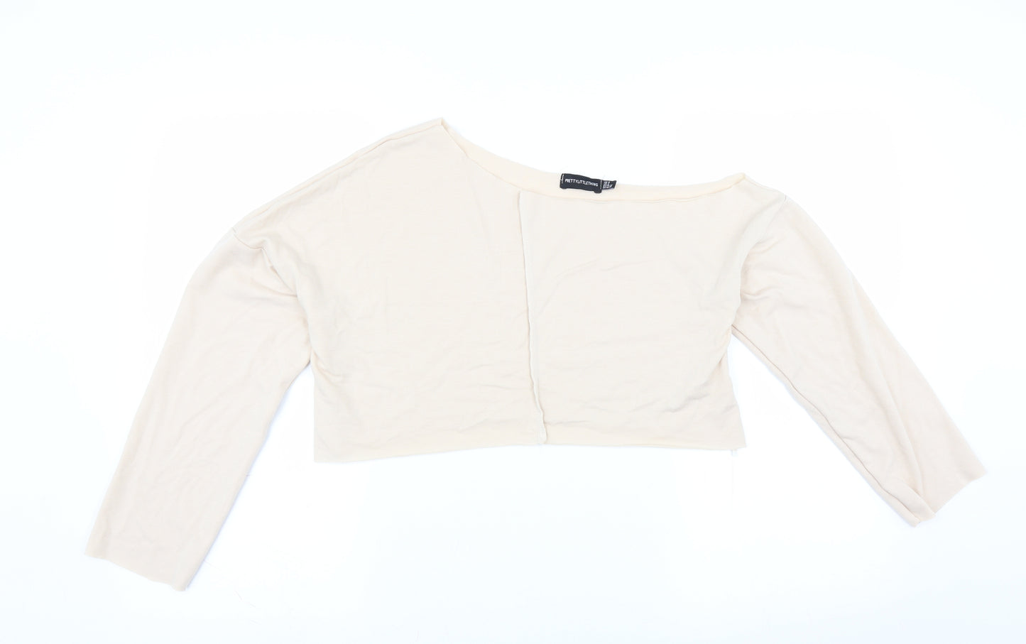 PRETTYLITTLETHING Womens Pink   Pullover Jumper Size 8  - cropped