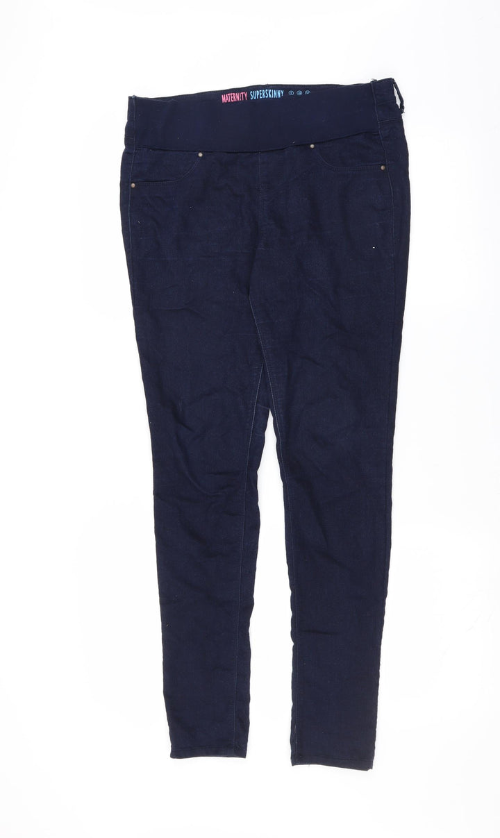 Primark Womens Blue Denim Skinny Jeans Size 8 L30 in - super skinny