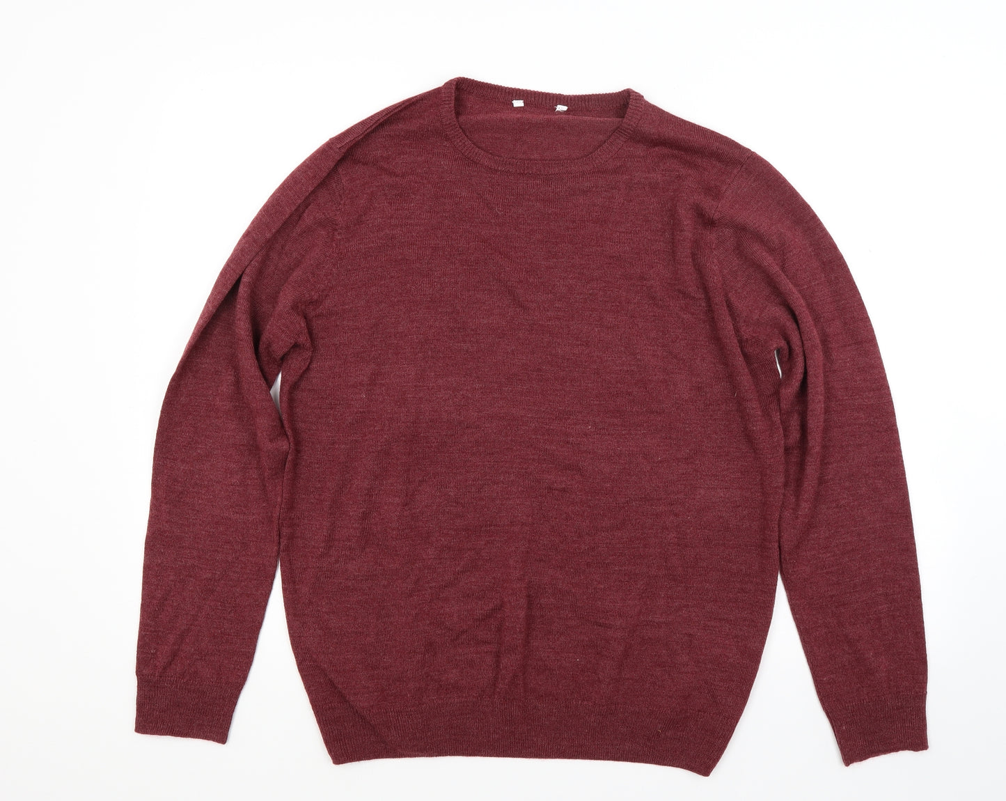 Pep & co Mens Red  Knit Pullover Jumper Size L