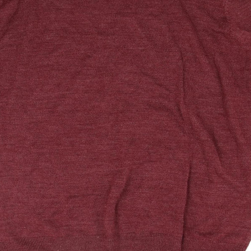 Pep & co Mens Red  Knit Pullover Jumper Size L
