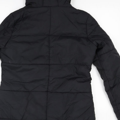 Marks and Spencer Womens Black   Puffer Jacket Coat Size S
